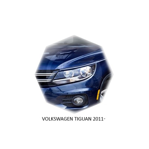 Реснички на фары Volkswagen Tiguan I рестайл 2011 – 2016 Carl Steelman - фото 30376