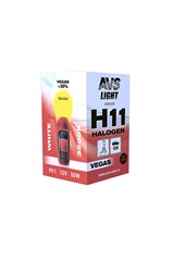 Автолампа галогенная AVS Vegas H11 12V 55W 1шт.