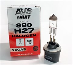 Автолампа галогенная AVS Vegas H27/1 12V 27W 1шт.