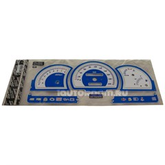 Накладка на панель приборов Daewoo Nexia с тахометром синяя