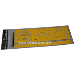 Накладка на панель приборов ВАЗ 2108-2109 высокая панель желтая