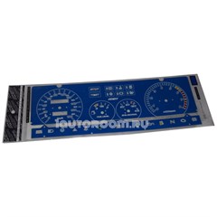 Накладка на панель приборов ВАЗ 2108-2109 высокая панель синяя