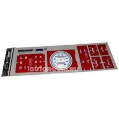 Накладка на панель приборов ВАЗ 2108-2109 низкая панель красная