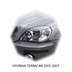 Реснички на фары Hyundai Terracan 2001 – 2007 Carl Steelman