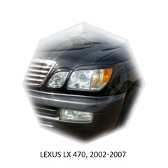 Реснички на фары Lexus LX 470 II рестайл 2002 – 2010 Carl Steelman