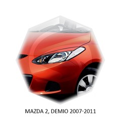 Реснички на фары Mazda 2 II (DE) хэтчбек 2007 – 2010 Carl Steelman