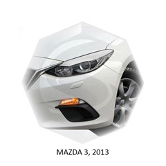 Реснички на фары Mazda 3 BM хэтчбек 2013 – 2018 Carl Steelman