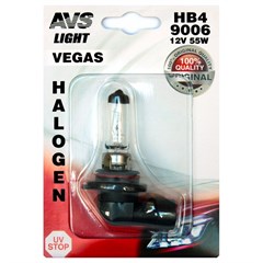 Автолампа галогенная AVS Vegas HB4/9006 12V 51W в блистере 1шт.