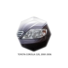 Реснички на фары Toyota Corolla IX (E120, E130) рестайл седан правый руль 2004 – 2006 Carl Steelman