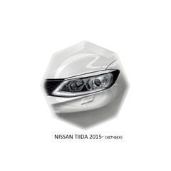 Реснички на фары Nissan Tiida II (C13) 2015 – 2018 Carl Steelman