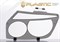 Защита фар Toyota Land Cruiser 100 J100, J105 1998-2002 СА Пластик 519_f - фото 21640