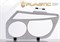 Защита фар Toyota Land Cruiser Prado J90W, J95W 1996-2002 СА Пластик 11_f - фото 21694